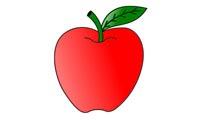 How to draw an apple