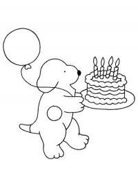 Birthday cake Dribbel