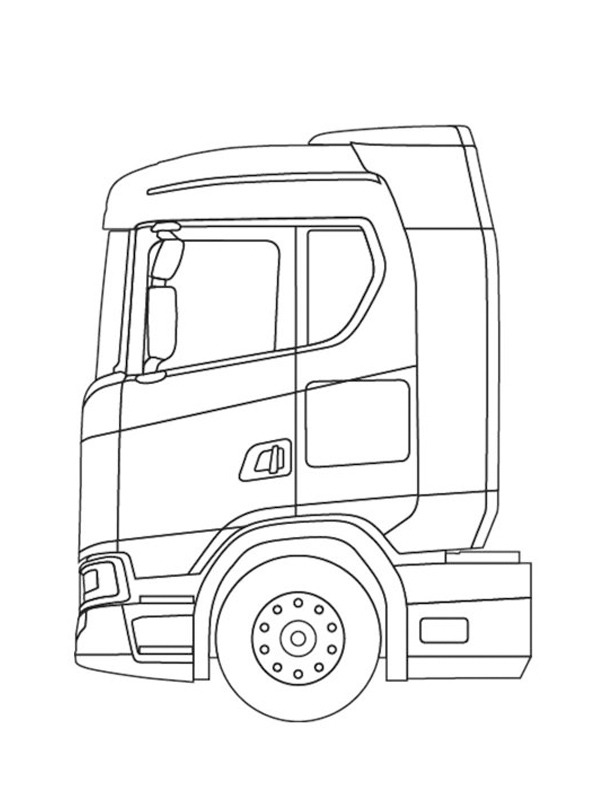Scania Semi Truck Coloring Page Funny Coloring Pages Porn Sex Picture
