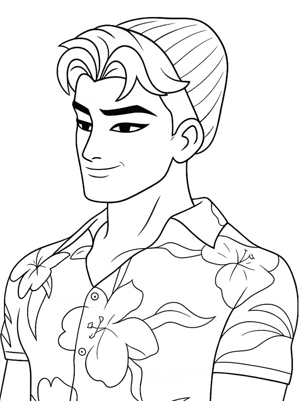 Abby Saja Boys Coloring page Abby Saja Boys Coloring page