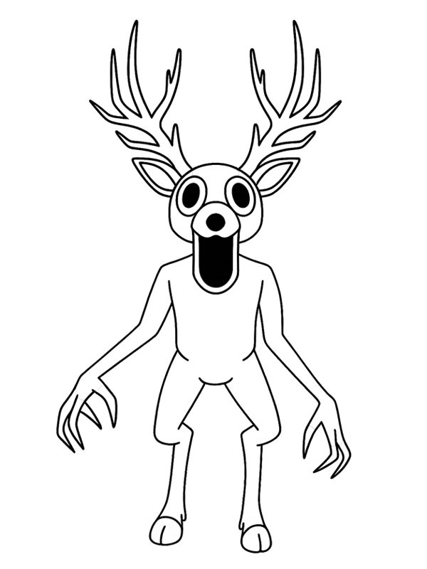 The Deer (99 Nights in the Forest) Coloring page The Deer (99 Nights in the Forest) Coloring page