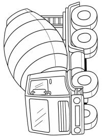 Concrete mixer truck