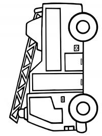 Mercedes-Benz Actros Coloring Page - Funny Coloring Pages