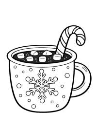 Hot chocolate with marshmallows