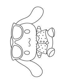 Cinnamoroll with glasses