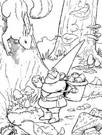 david the gnome Coloring Page - Funny Coloring Pages