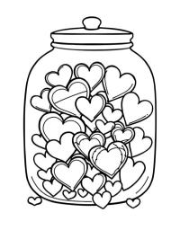 A jar full of hearts