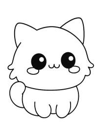 Cute Kawaii cat