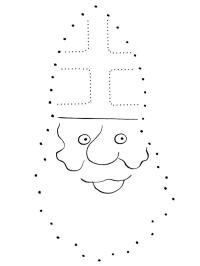 Saint Nicholas from dot to dot