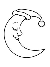 Sleeping moon