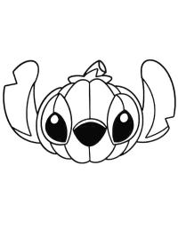 Stitch As Pumpkin