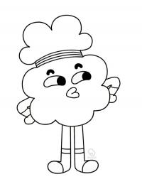 Gumball Coloring Page - Funny Coloring Pages