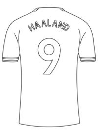 Football Shirt of Erling Haaland