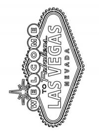 California Hotel Las vegas Coloring Page - Funny Coloring Pages