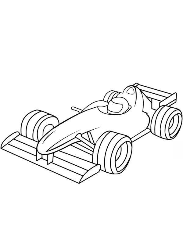 Formula 1 car Coloring page