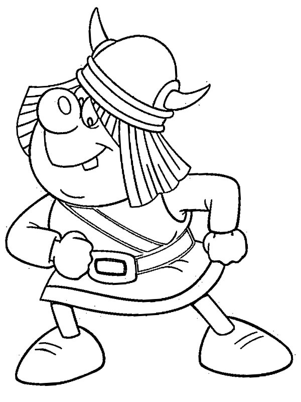 Sven (Vickie the Viking) Coloring page