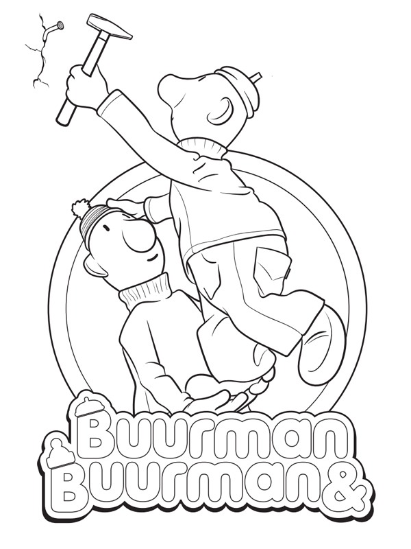 Pat & Mat Coloring Page - Funny Coloring Pages