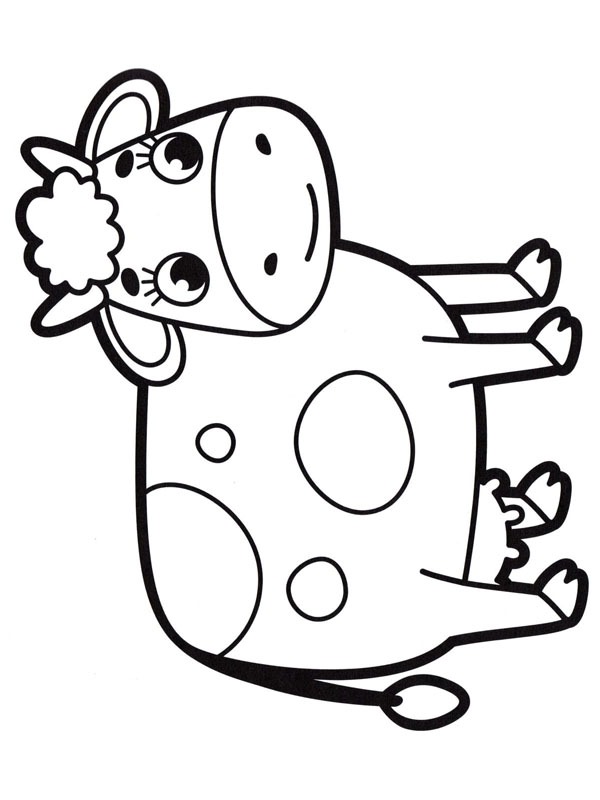 Cow Coloring page