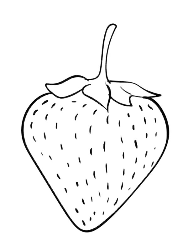 Strawberry Coloring page