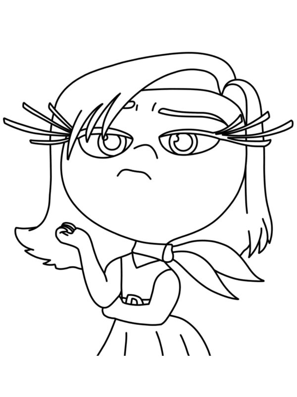 Disgust (Inside Out) Coloring page