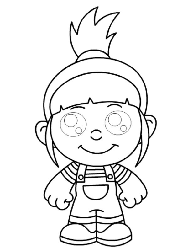 Agnes (Despicable Me) Coloring page