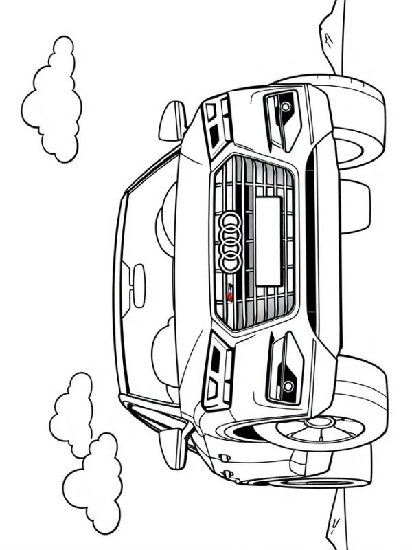 Audi Q5 Coloring page