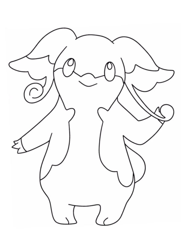 Audino (Pokémon) Coloring page