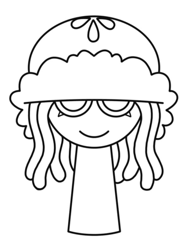 Aurelia Sprunki Coloring page