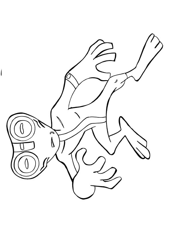 ben 10 alien Coloring page