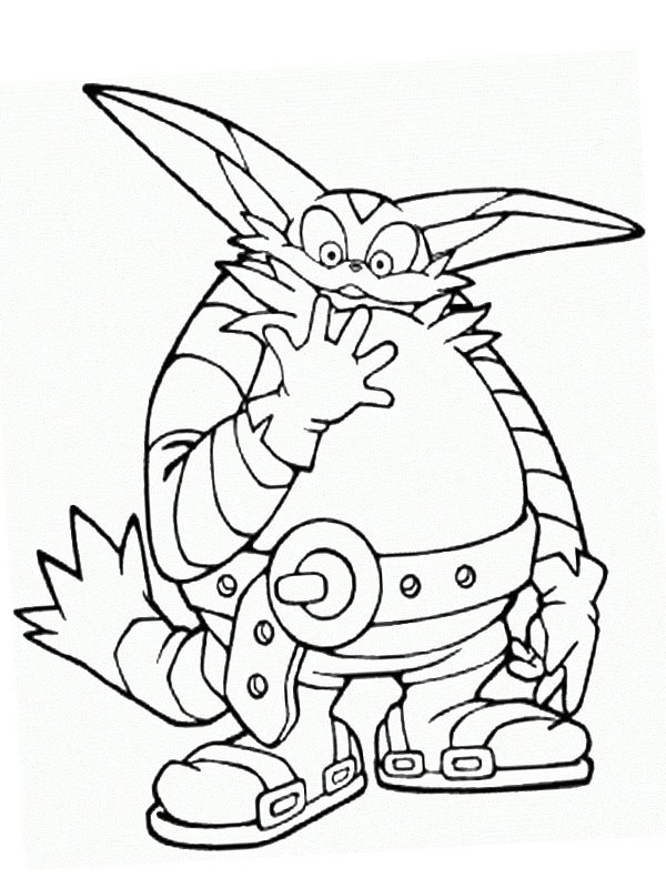 Big the Cat Coloring page