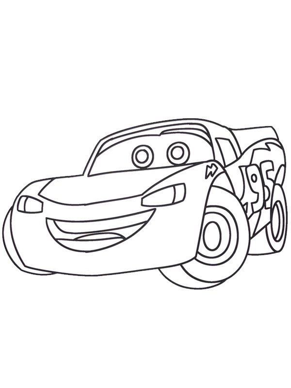 Lightning McQueen Coloring page