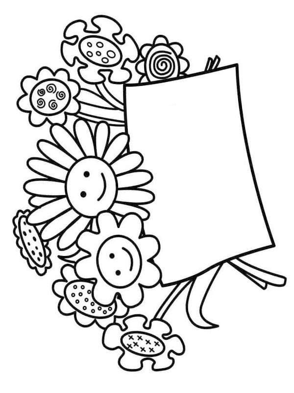 Flowers for mothersday Coloring page