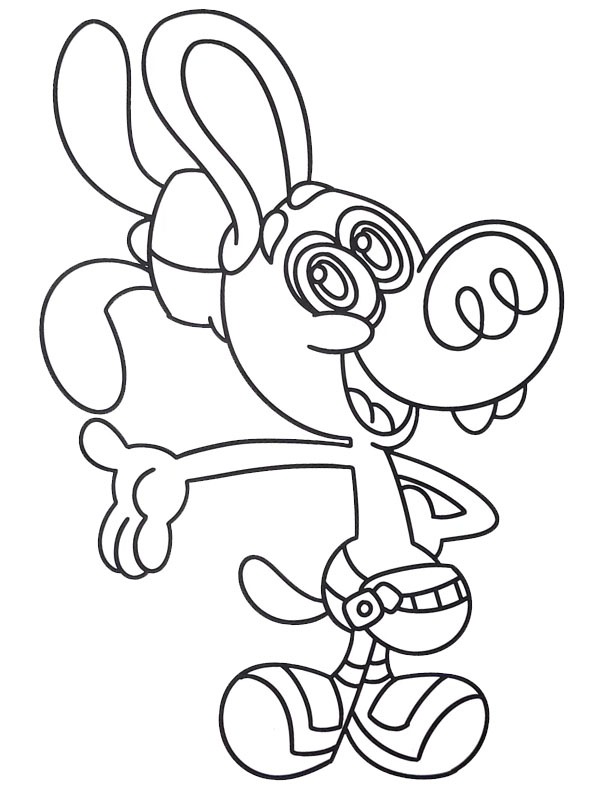 Bloofy (Inside Out) Coloring page