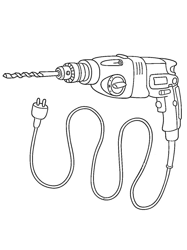 drill coloring pages