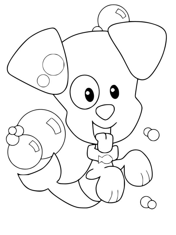 Bubble Puppy Coloring page