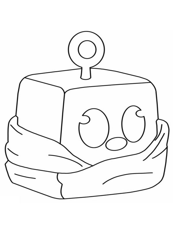 Buddha Blox Fruits Coloring page