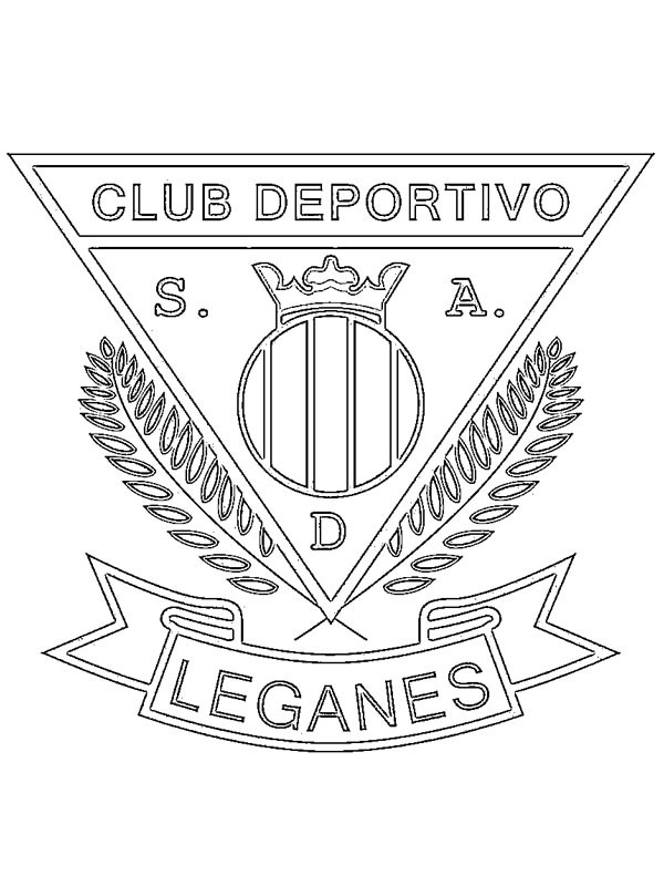 CD Leganés Coloring page