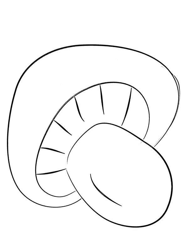 Mushroom Coloring page