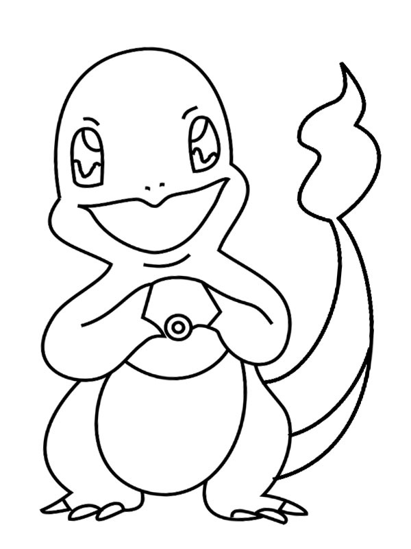 Charmander Coloring page