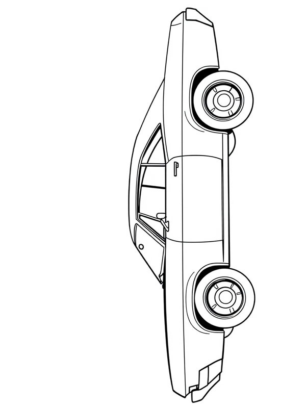 Chevrolet Impala Sport 1967 Coloring page