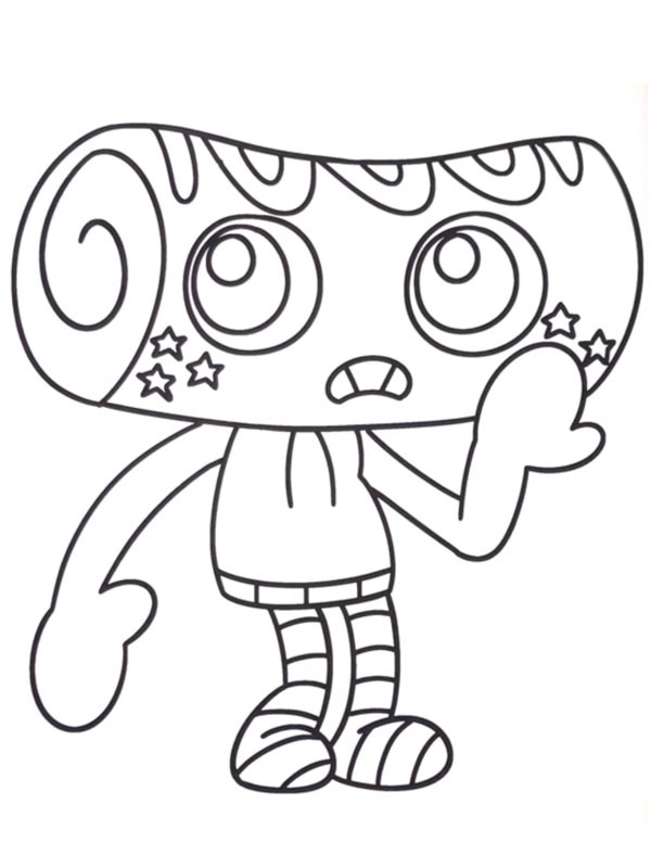 Cosmo Dandy’s World Coloring page