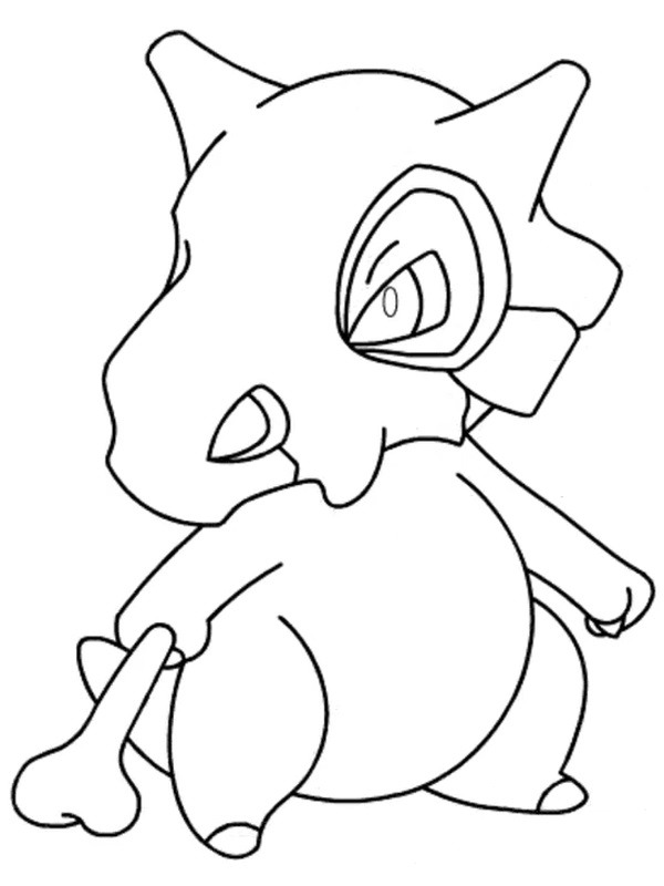 Tragosso (Pokémon) Coloring page