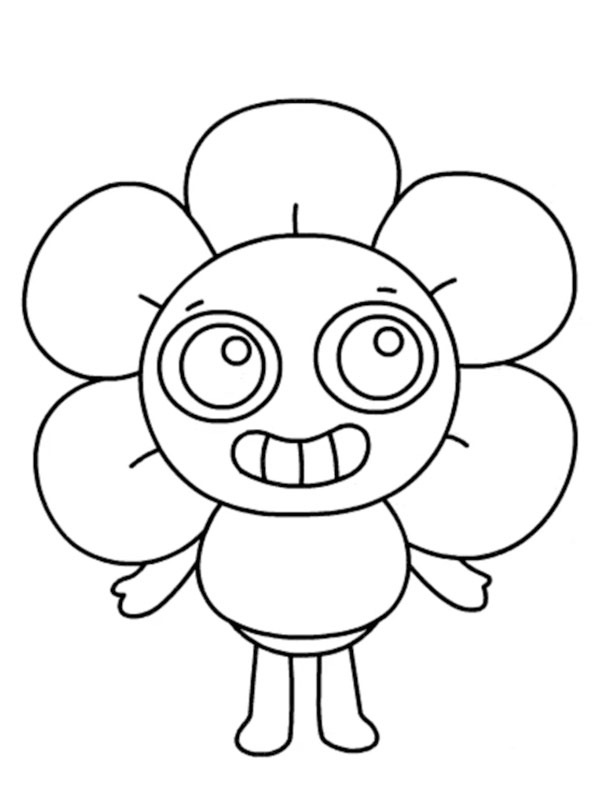 Dandy Dandy's World Coloring page