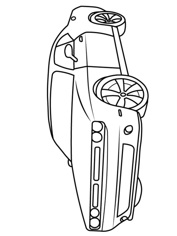 Dodge Challenger Coloring page