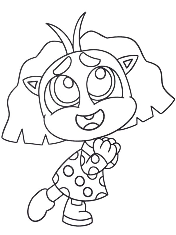 Envy (Inside Out) Coloring page