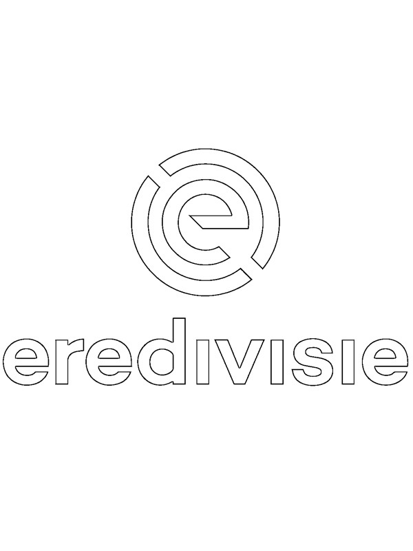 Eredivisie logo Coloring page