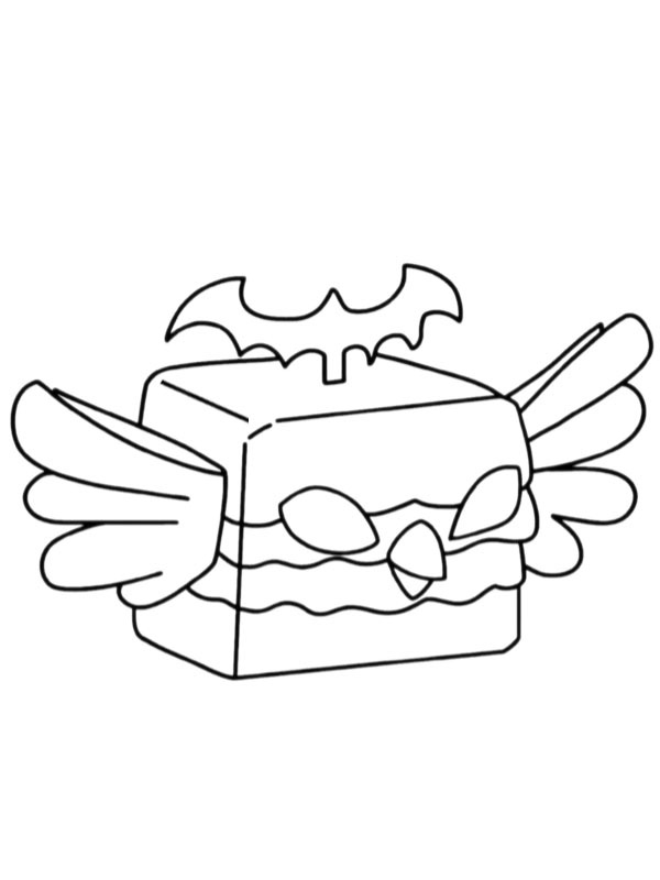 Falcon Blox Fruits Coloring page