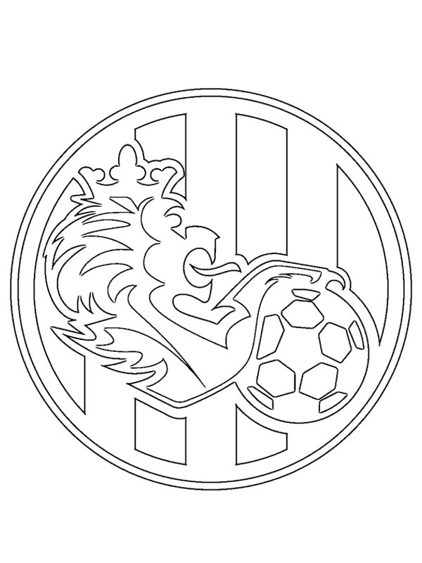 FC Hradec Králové Coloring page