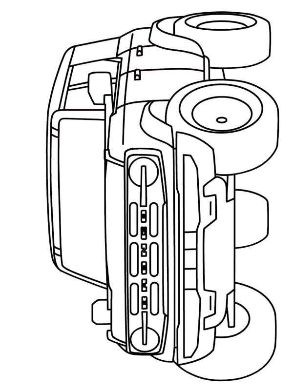 Ford Bronco Coloring page