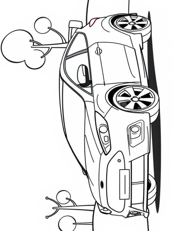 Ford Focus RS Coloring page